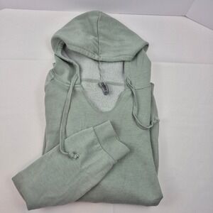 Independent Trading Company Hoodie Womens 2XL Green Long Sleeve Sweatshirt